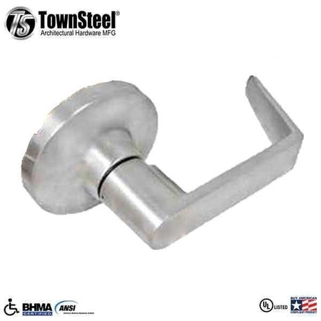 TOWNSTEEL F14 Passage, Lever Operable, for Concealed V/R Exit Device, Satin Chrome Finish TNS-ED8900LS-14-C-626